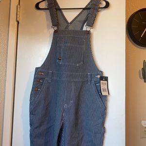 Dickies Womens Hickory Stripe Overalls